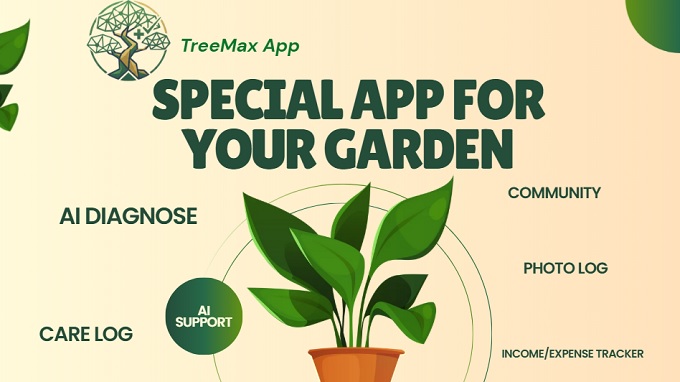 TreeMax app is a special app for gardener/ plant lover
