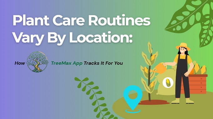 Plant Care Routines by location: TreeMax App tracks it for you